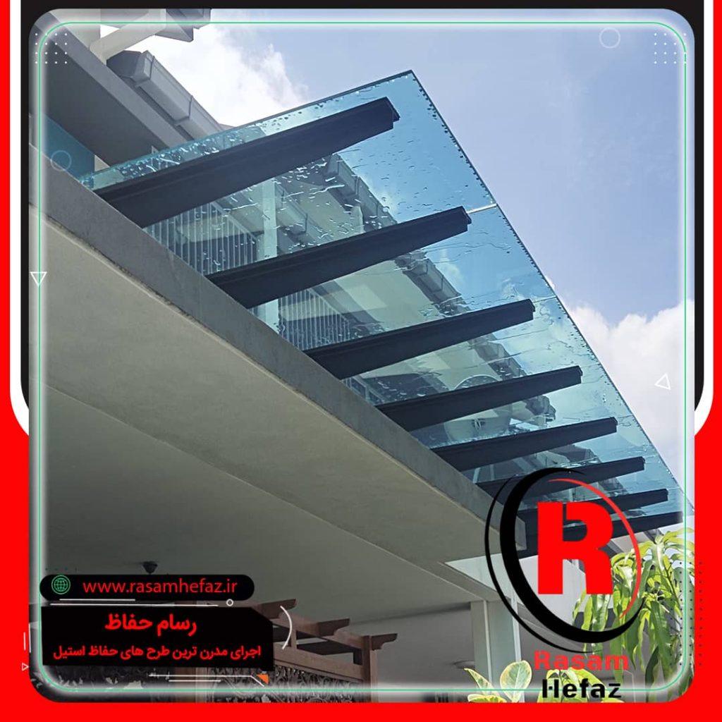 قیمت سایبان شیشه ای