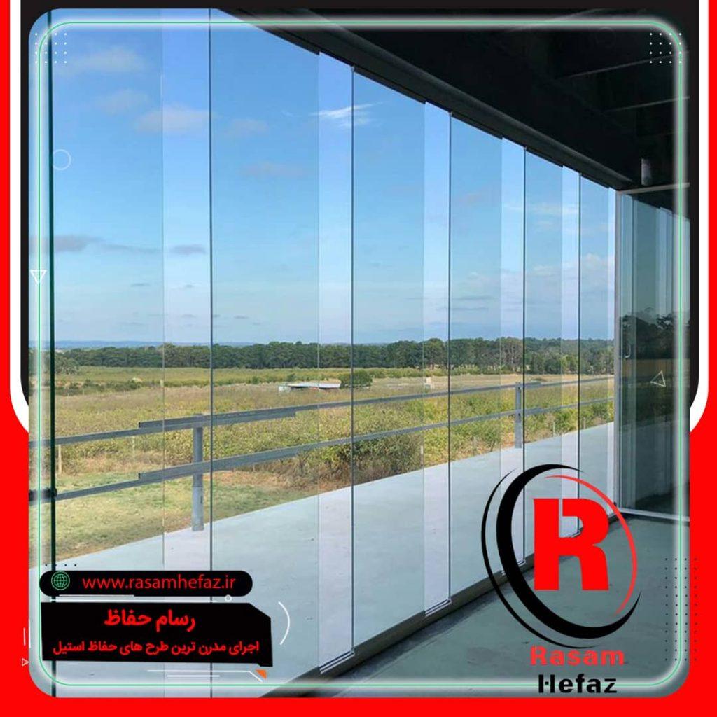 قیمت بالکن شیشه ای ریلی