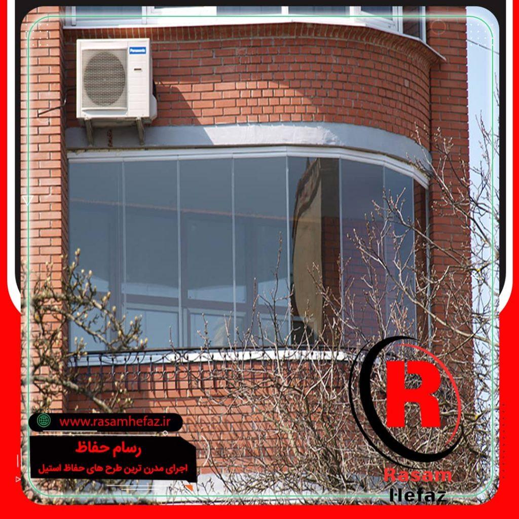 انواع بالکن شیشه ای