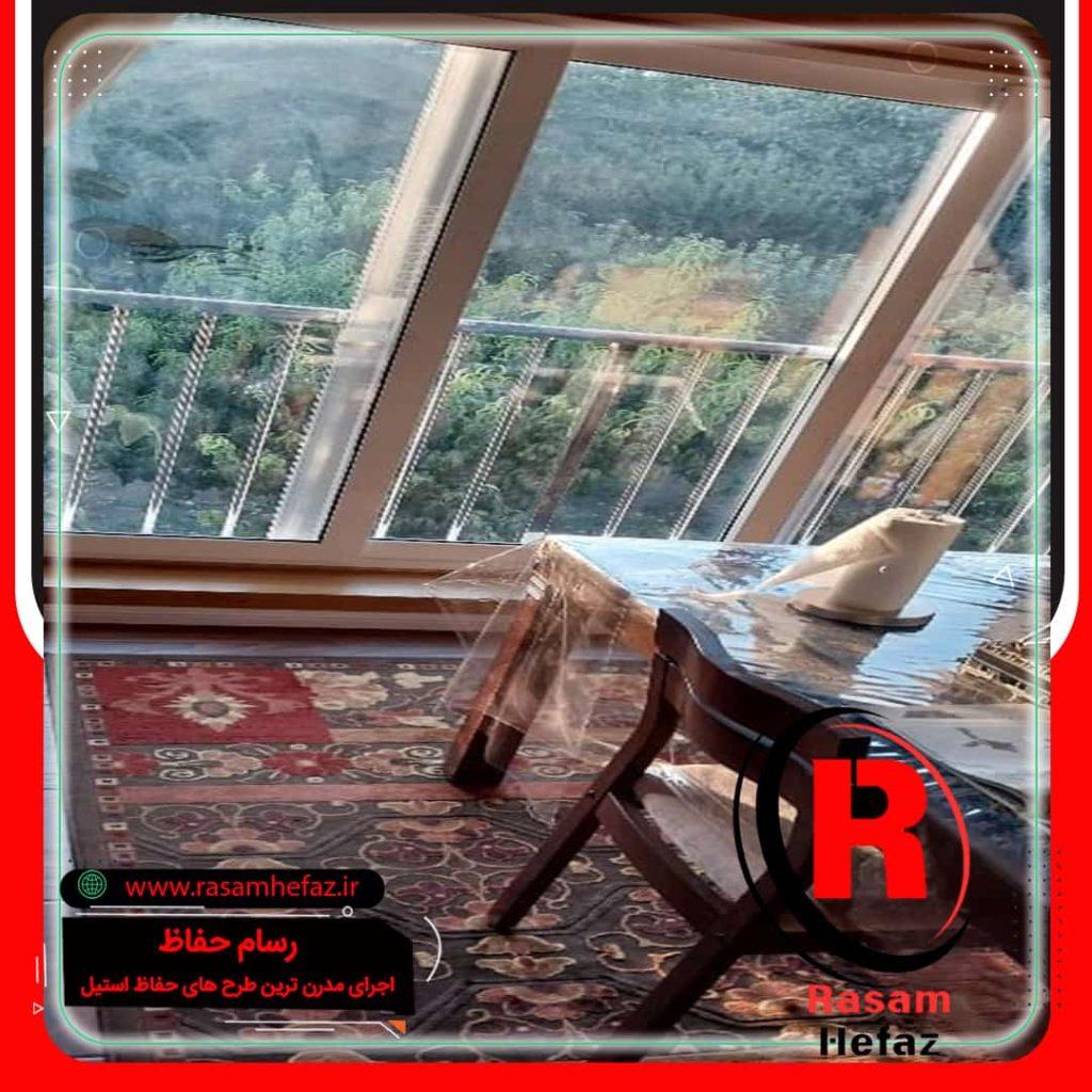 نرده حفاظ استیل بالکن