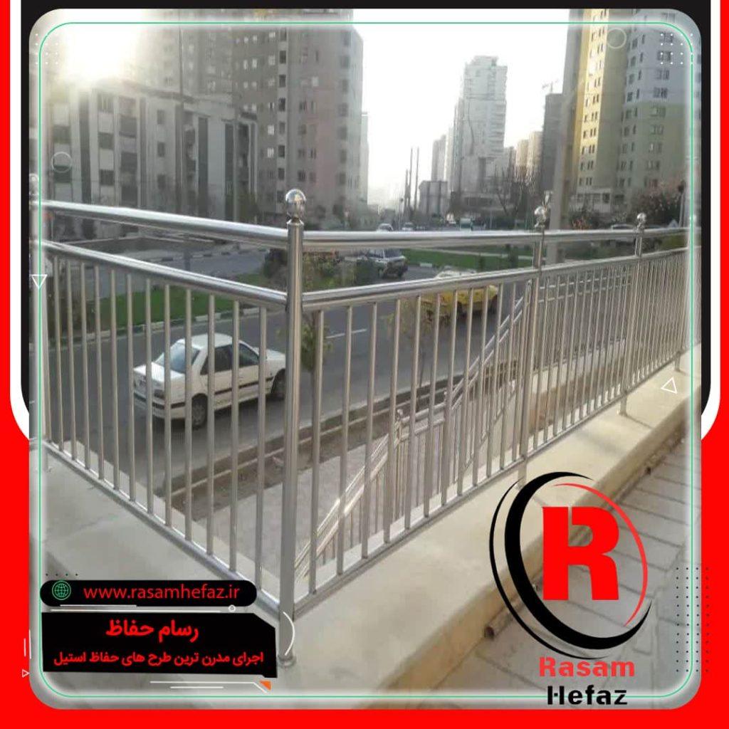 قیمت نرده حفاظ استیل پله