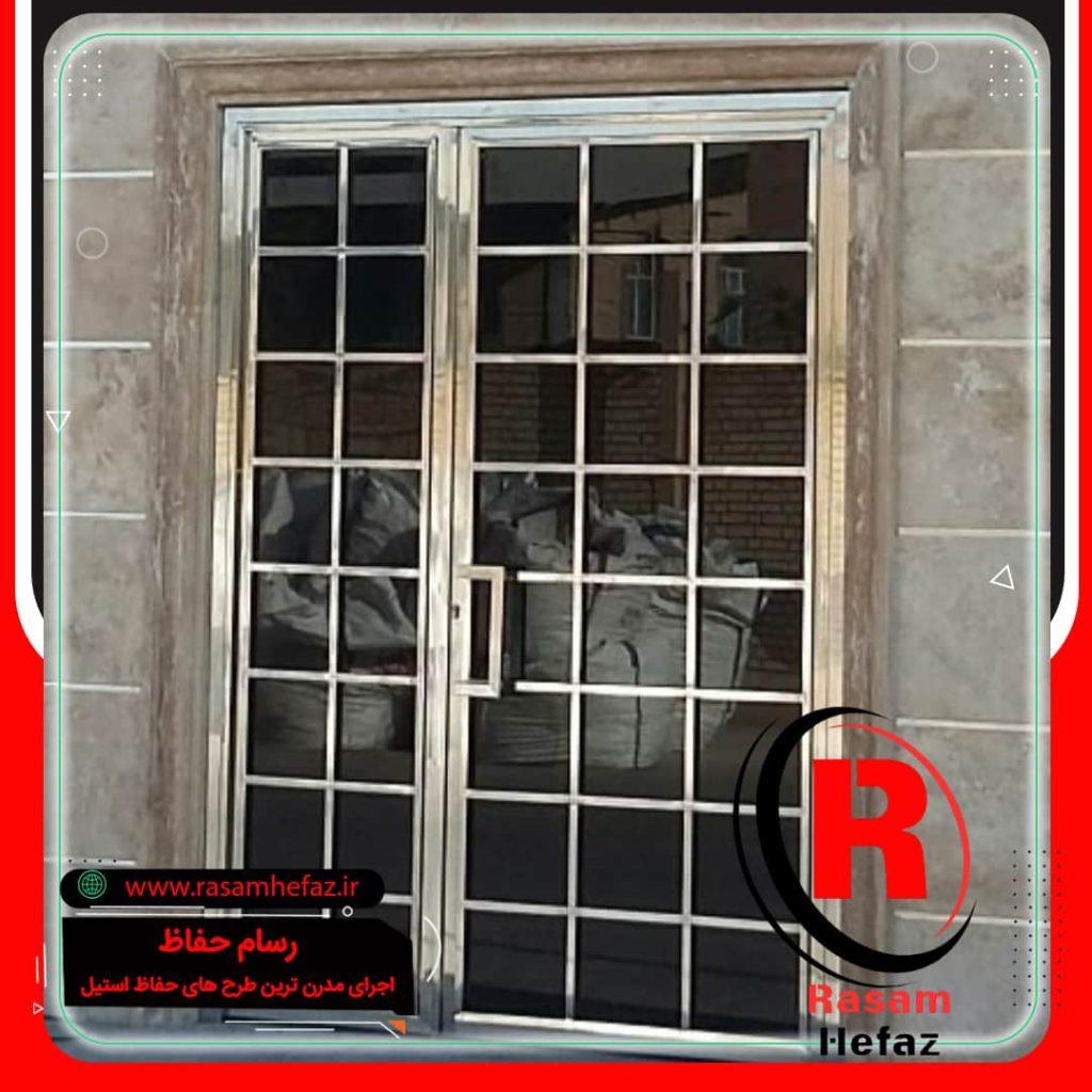 نصب درب استیل ورودی ساختمان