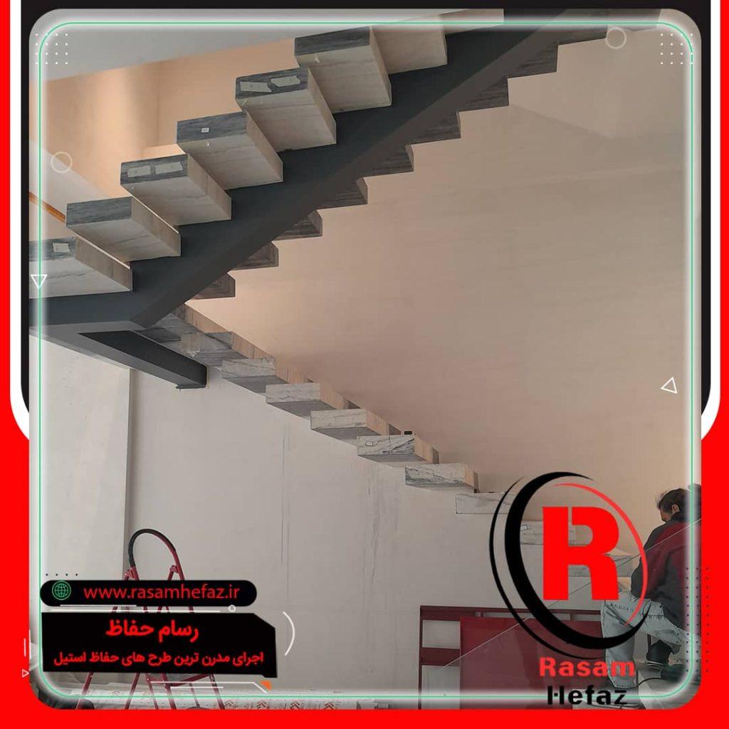 راه پله دوبلکس مدرن