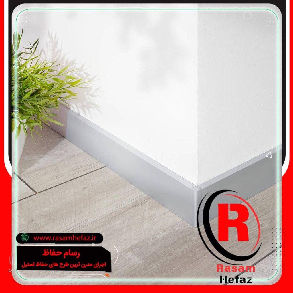 اجرای قرنیز استیل دیوار