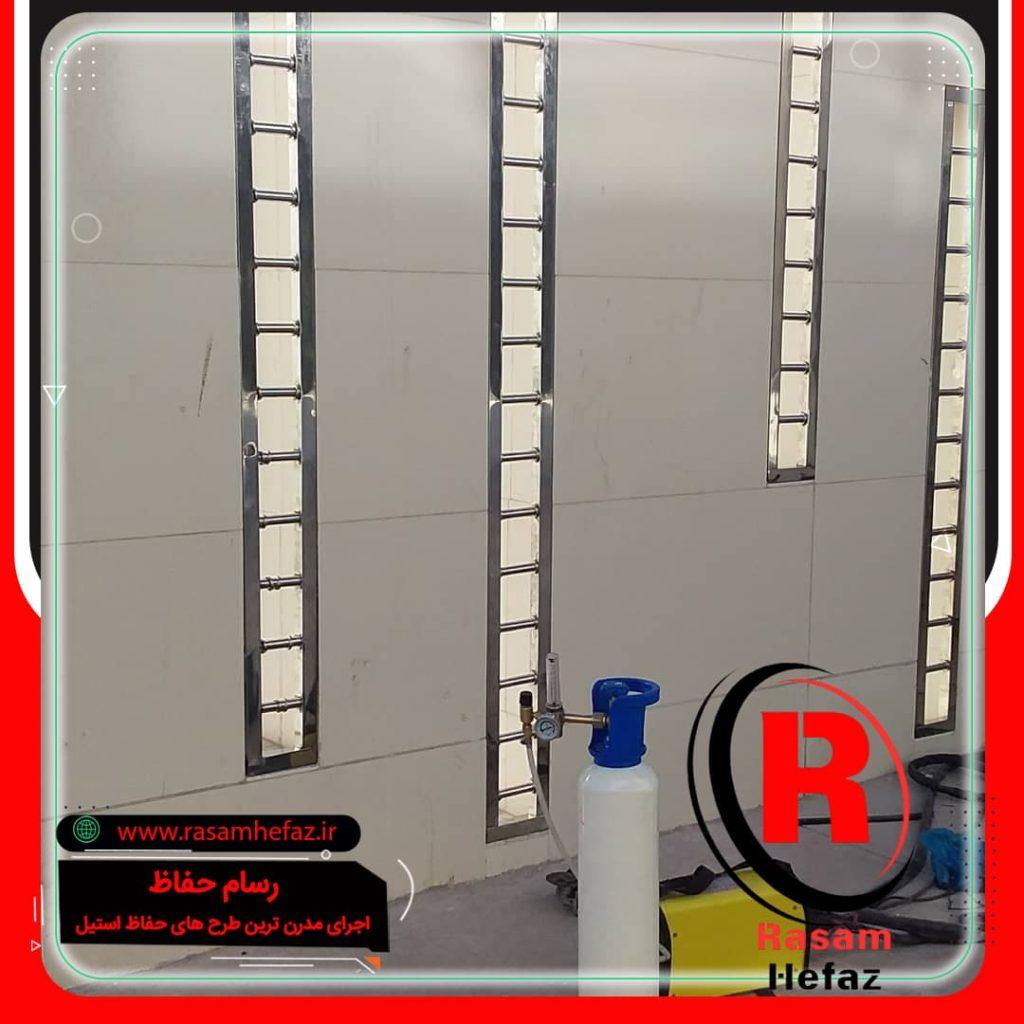 نرده حفاظ استیل بانکی