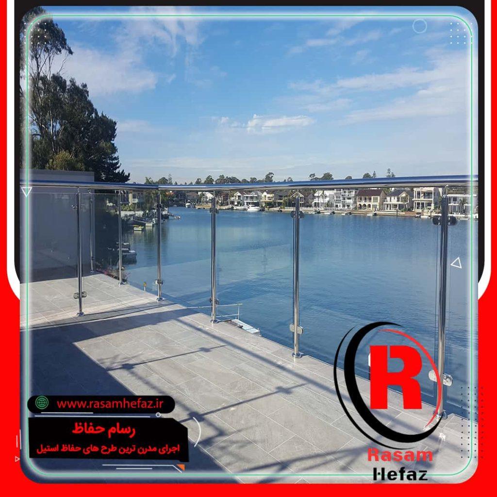 اتصالات نرده شیشه ای