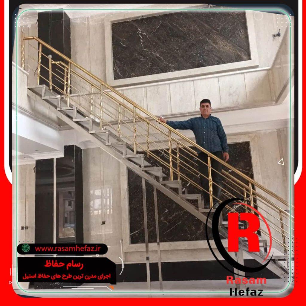 راه پله استیل دوبلکس مغازه