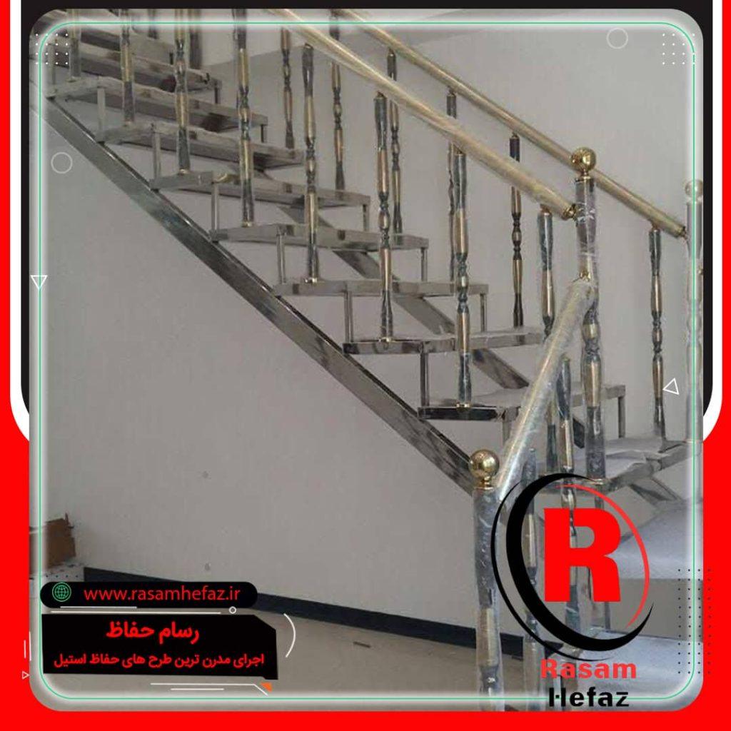 اتصالات و یراق آلات راه پله استیل