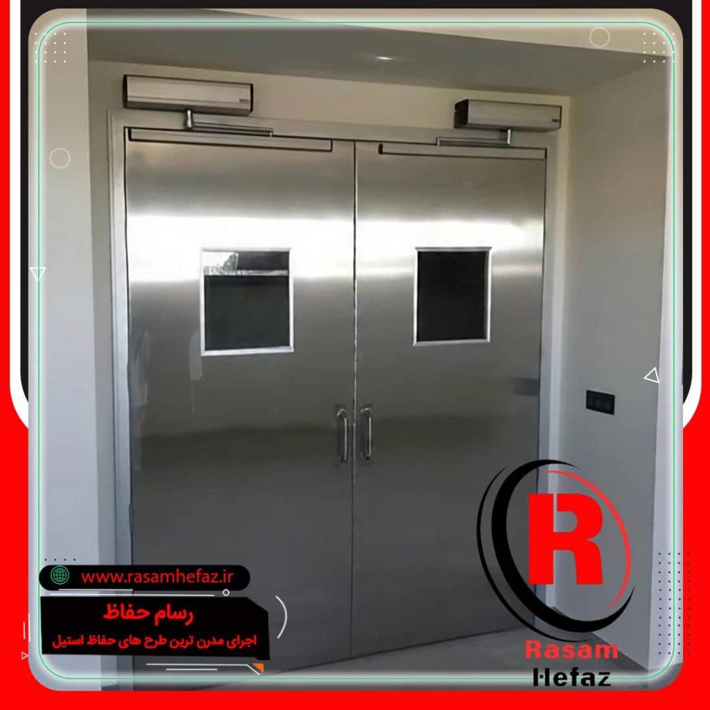 قیمت روکش استیل درب