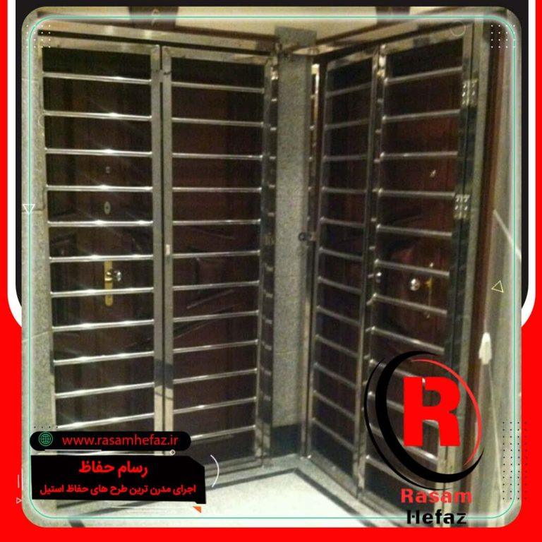 ساخت حفاظ استیل درب آپارتمان