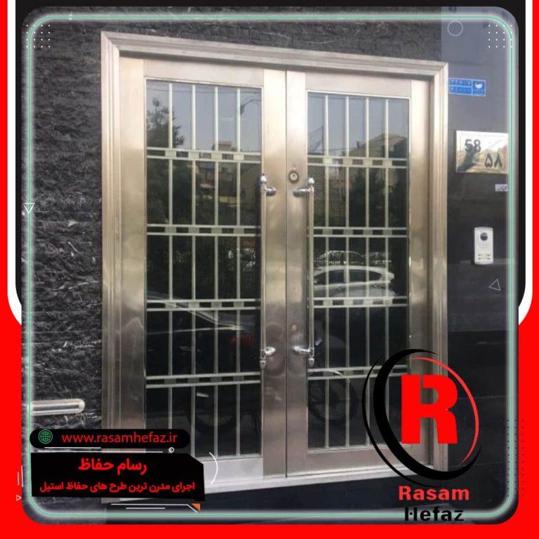 نصب درب مغازه استیل