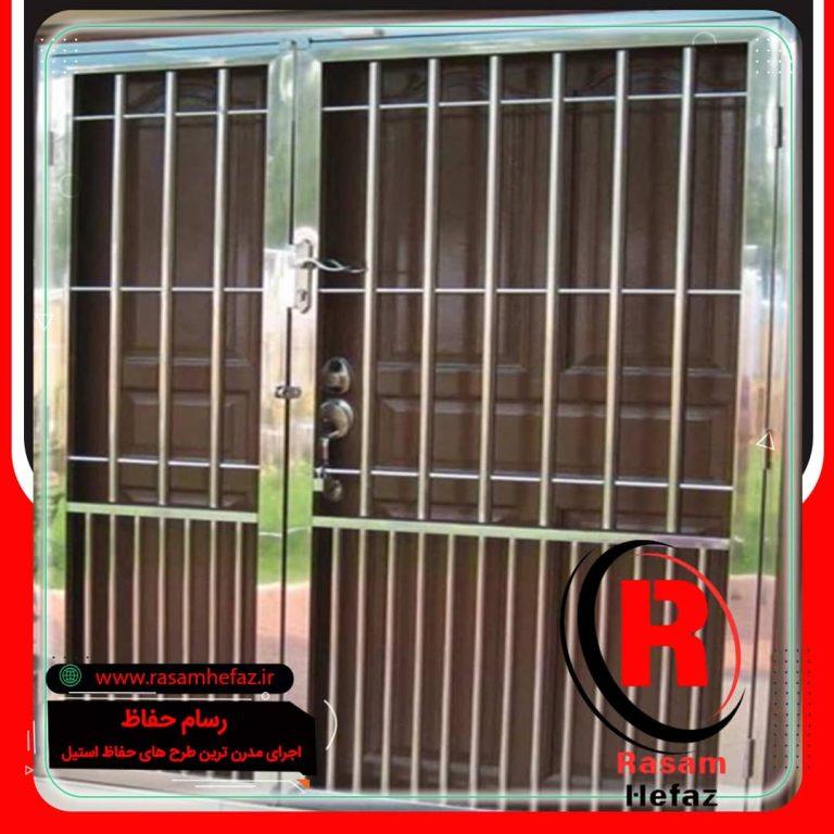 قیمت نرده حفاظ استیل درب آپارتمان