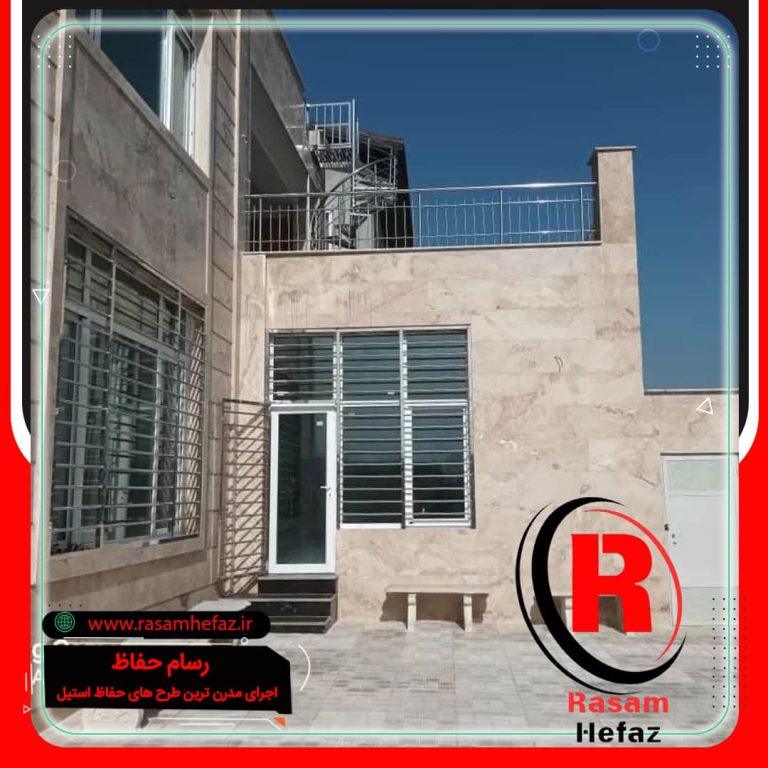 اجرای نرده استیل درب و پنجره