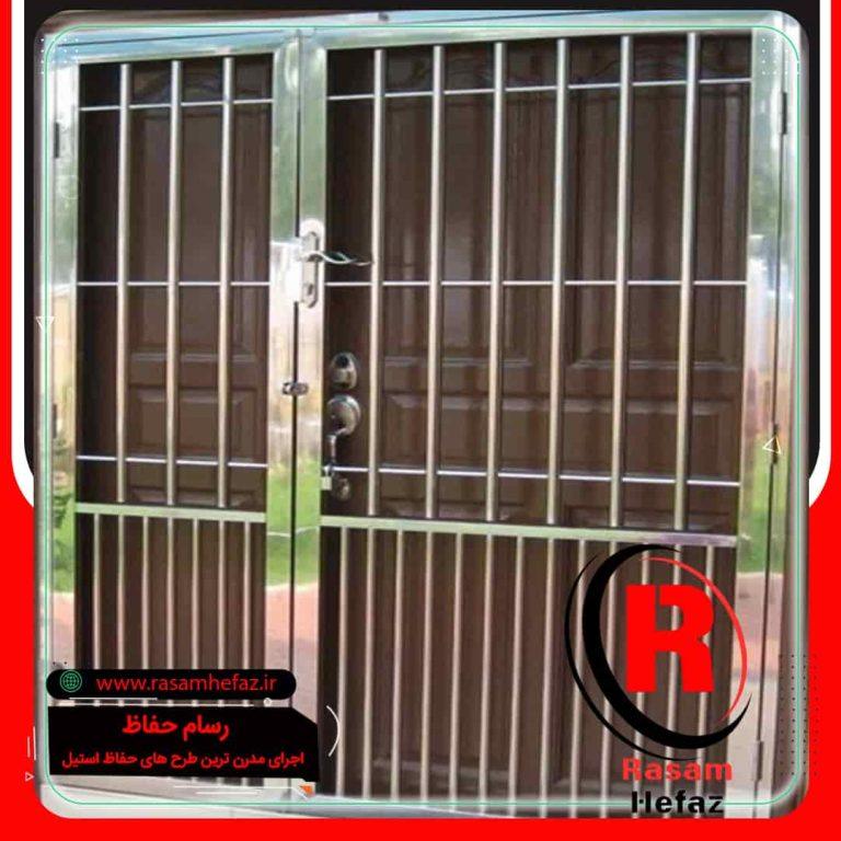 حفاظ استیل درب آپارتمان کیش
