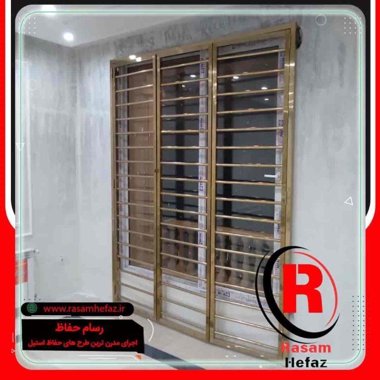 اجرای حفاظ استیل درب آپارتمان