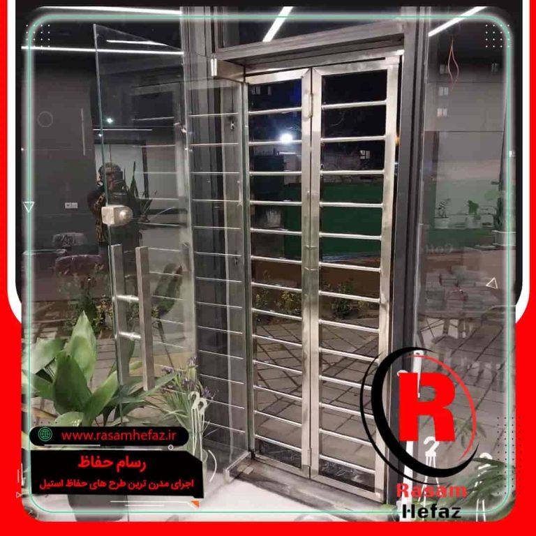 اجرای حفاظ استیل بانکی مغازه