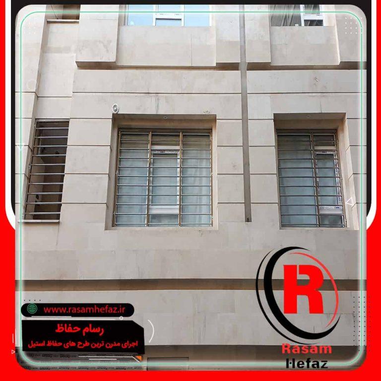 قیمت حفاظ استیل پشت پنجره